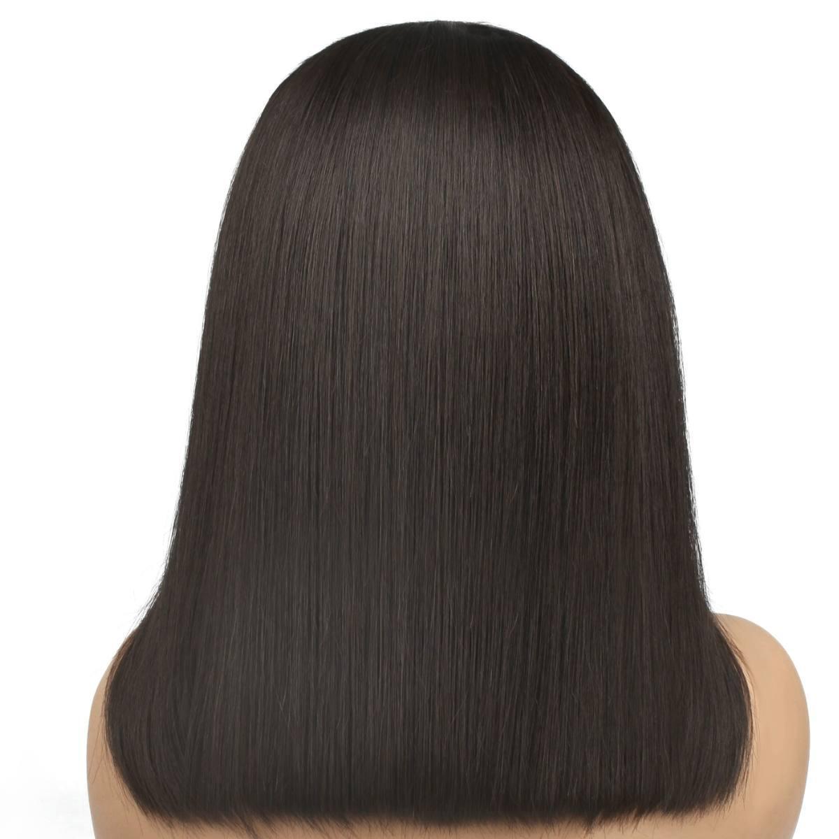 Straight 5x5 HD lace closure bob wig made of 100% human hair by THE HAIR PUSHER PREMIUM LUXE HAIR