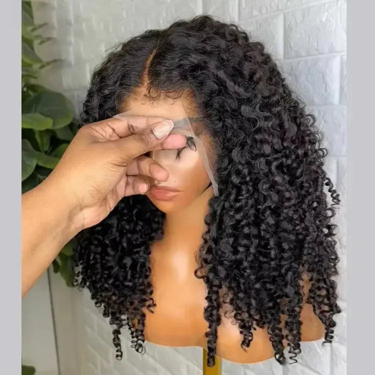 HD Burmese Curly Glue-less 13x6 Lace Wig