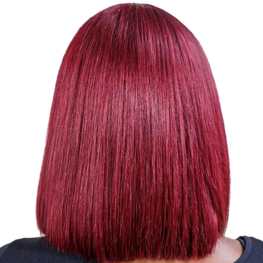 Cherry 13x4 Transparent Lace Front 100% Human Hair Bob Wig Private Label