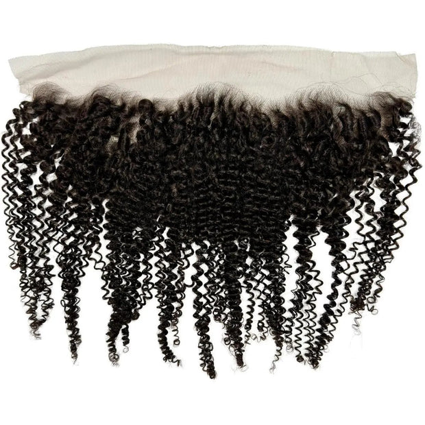 Jerry Curl 13x4 HD Lace Human Hair Frontal Private Label