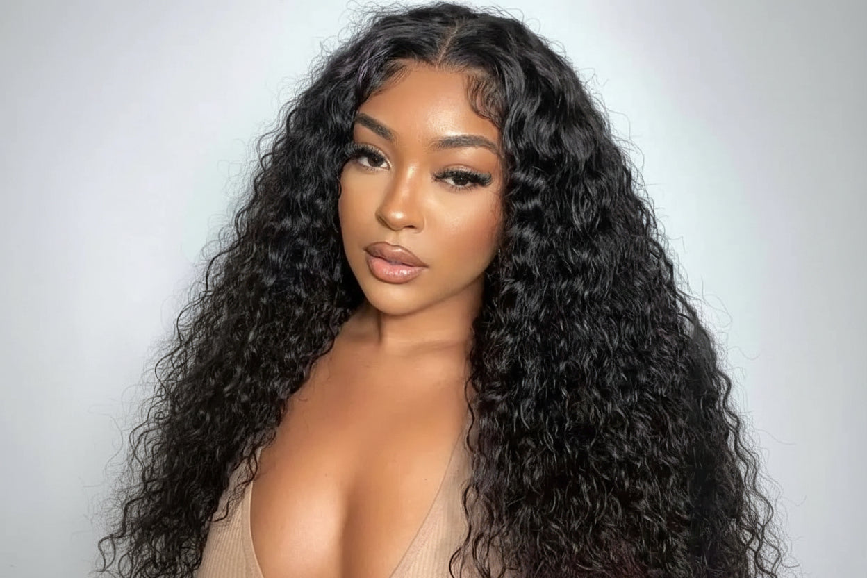 13x6 Deep Curly Raw Vietnamese HD Lace Wig (Glueless) -The Hair Pusher