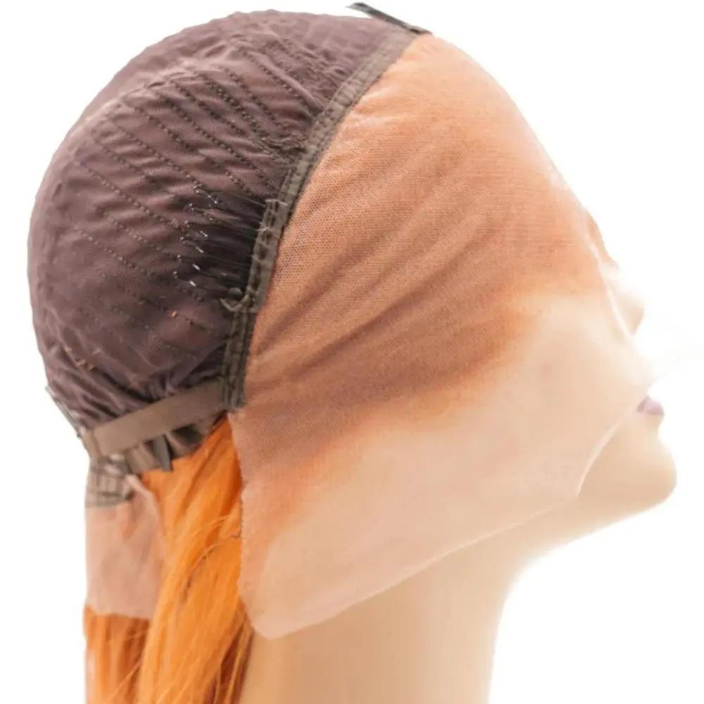 Cinnamon 13x4 Transparent Lace Front 100% Human Hair Bob Wig Private Label