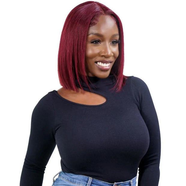 Cherry 13x4 Transparent Lace Front 100% Human Hair Bob Wig Private Label