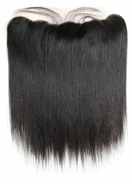 Straight HD Lace Frontal from The Hair Pusher, 13x6 inch, showcasing fine lace and straight hair texture for seamless styling.