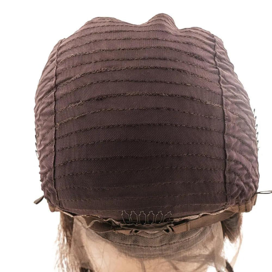 Coffee 13x4 Transparent Lace Front 100% Human Hair Bob Wig Private Label