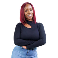 Cherry 13x4 Transparent Lace Front 100% Human Hair Bob Wig Private Label