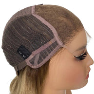 Honey Blonde Ombre Wavy 5x5 HD Lace 100% Human Hair Closure Wig The Hair Pusher