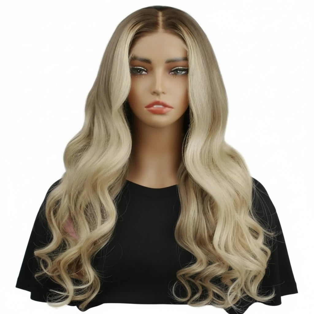Gabriella Glueless 5x5 HD Lace Professionally Colored 100% Human Hair Closure Wig Private Label