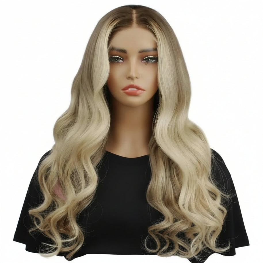 Gabriella Glueless 5x5 HD Lace Professionally Colored 100% Human Hair Closure Wig Private Label