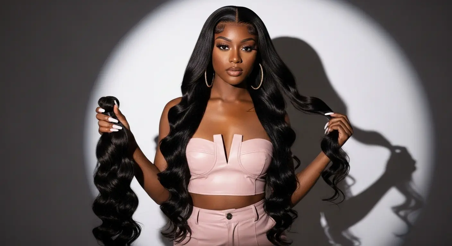 Brazilian Body Wave 100% Human Hair Bundles Private Label