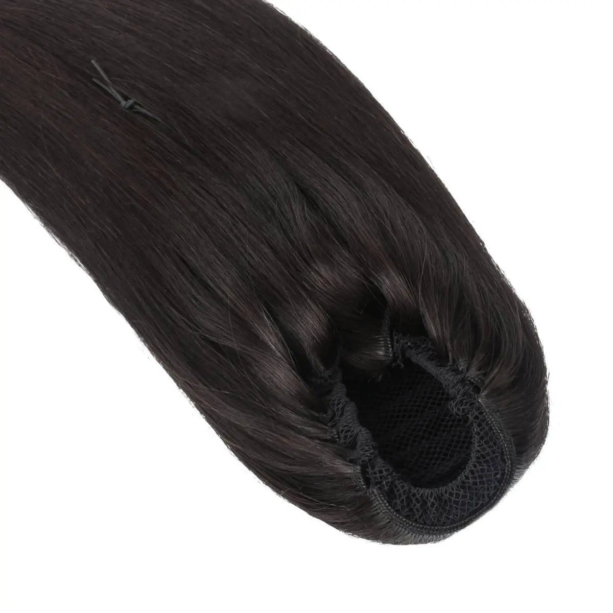 Raw straight 100% human hair ponytail extension, 26 inches long, 180g from THE HAIR PUSHER PREMIUM LUXE HAIR.
