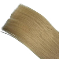 Raw Blonde Straight Seamless Clip-In 100% Human Hair Extensions Private Label