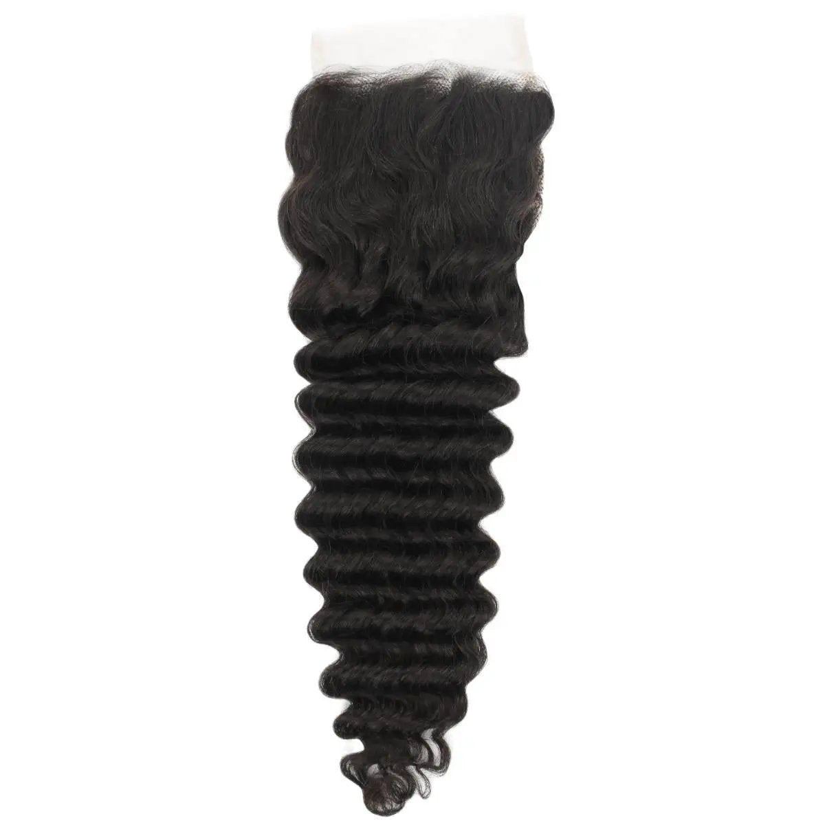 Deep Wave 4x4 HD Lace Human Hair Closure Private Label