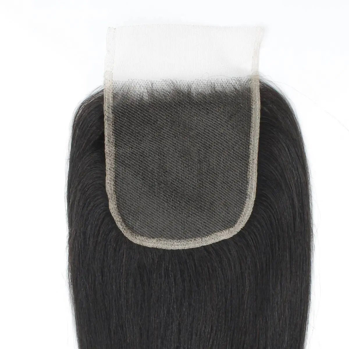 Yaki Straight 4x4 Transparent Lace Human Hair Closure Private Label
