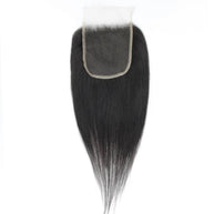 Yaki Straight 4x4 Transparent Lace Human Hair Closure Private Label