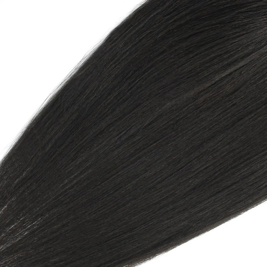 Yaki Straight 4x4 Transparent Lace Human Hair Closure Private Label