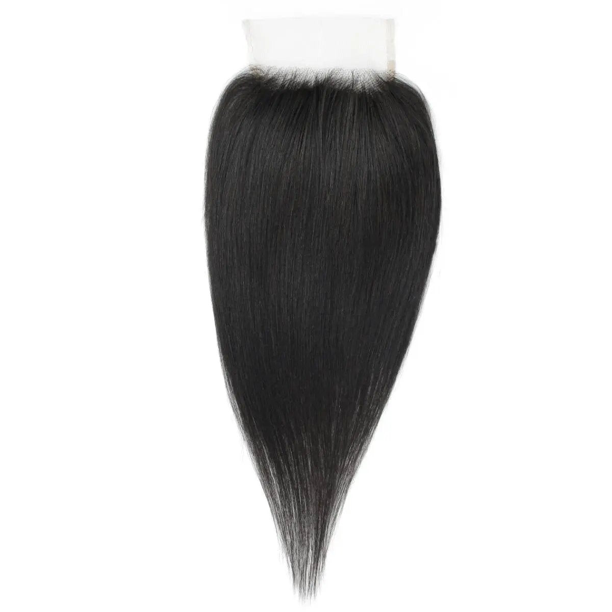 Yaki Straight 4x4 Transparent Lace Human Hair Closure Private Label