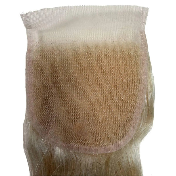 Blonde Straight 4x4 Transparent Lace Human Hair Closure Private Label