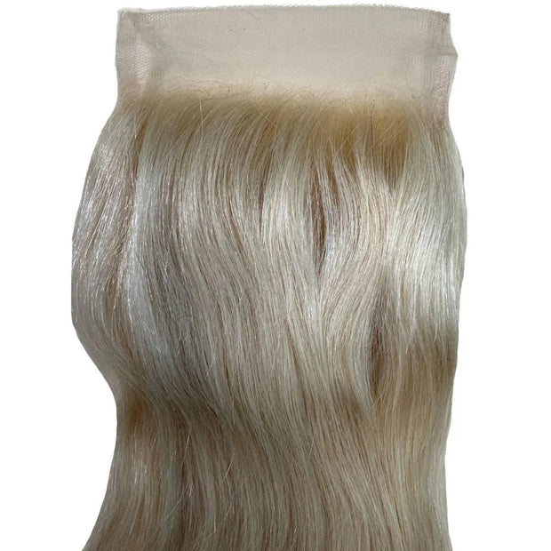 Blonde Straight 4x4 Transparent Lace Human Hair Closure Private Label