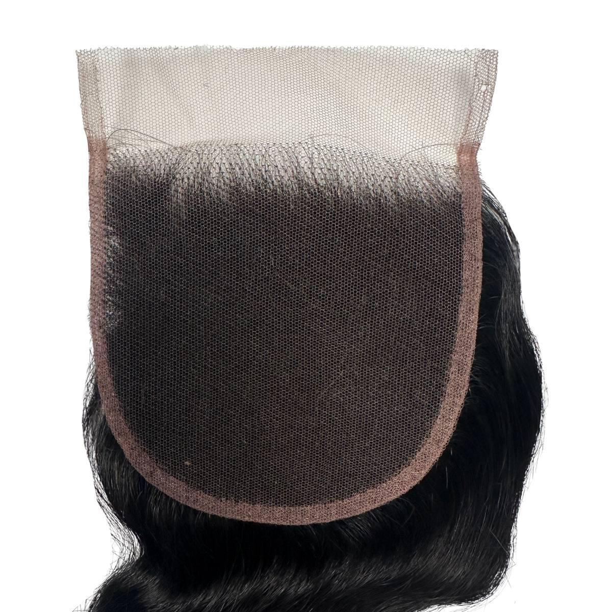 Jet Black Body Wave 4x4 HD Lace Human Hair Closure Private Label