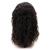 Messy Curl 4x4 Transparent Lace 100% Human Hair Closure Wig Private Label