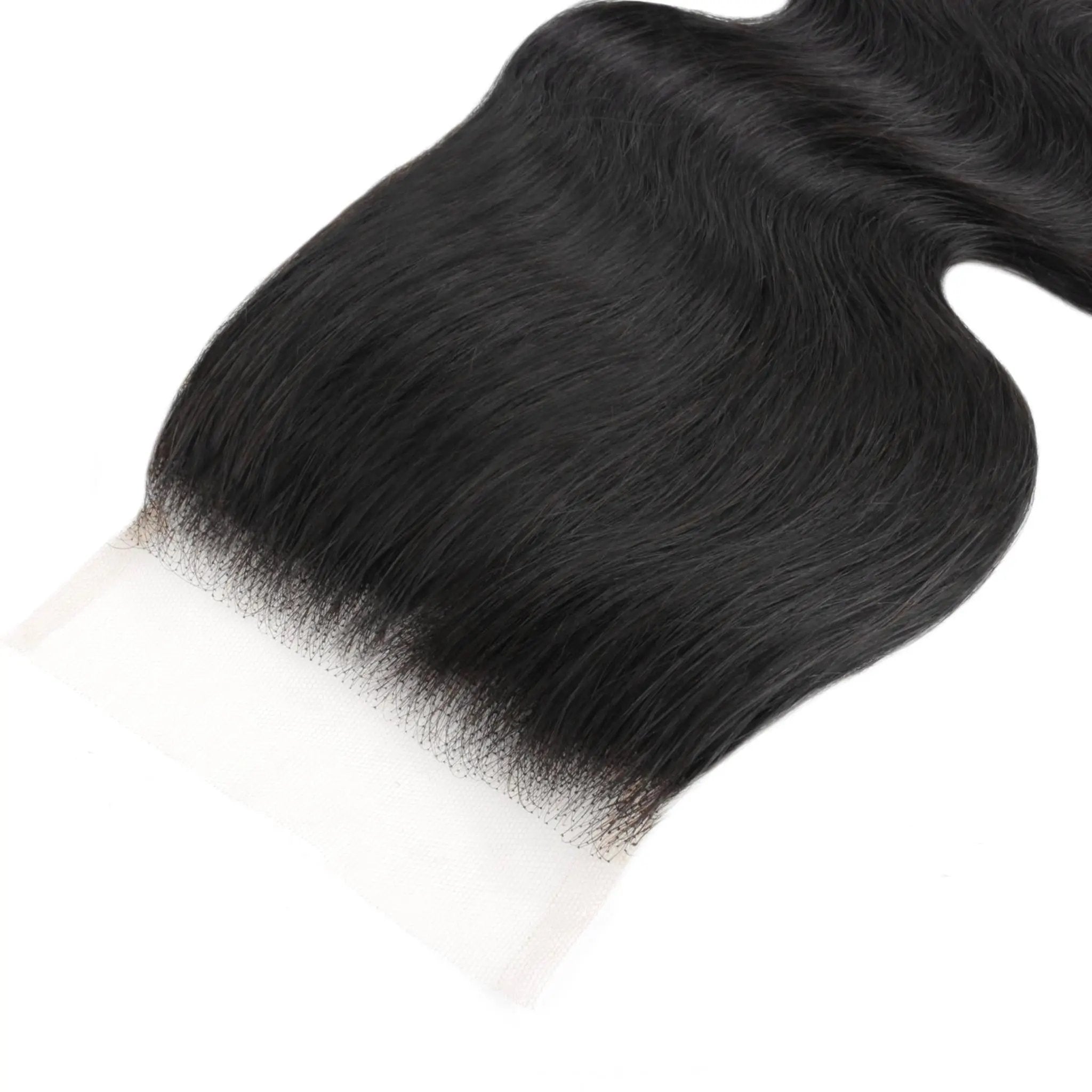 Brazilian Body Wave 4x4 Transparent Lace Human Hair Closure Private Label