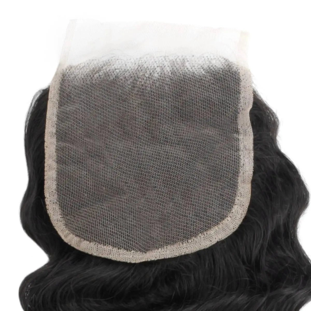 Deep Wave 4x4 Transparent Lace Human Hair Closure Private Label