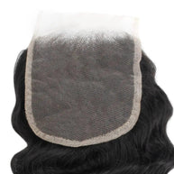 Deep Wave 4x4 Transparent Lace Human Hair Closure Private Label