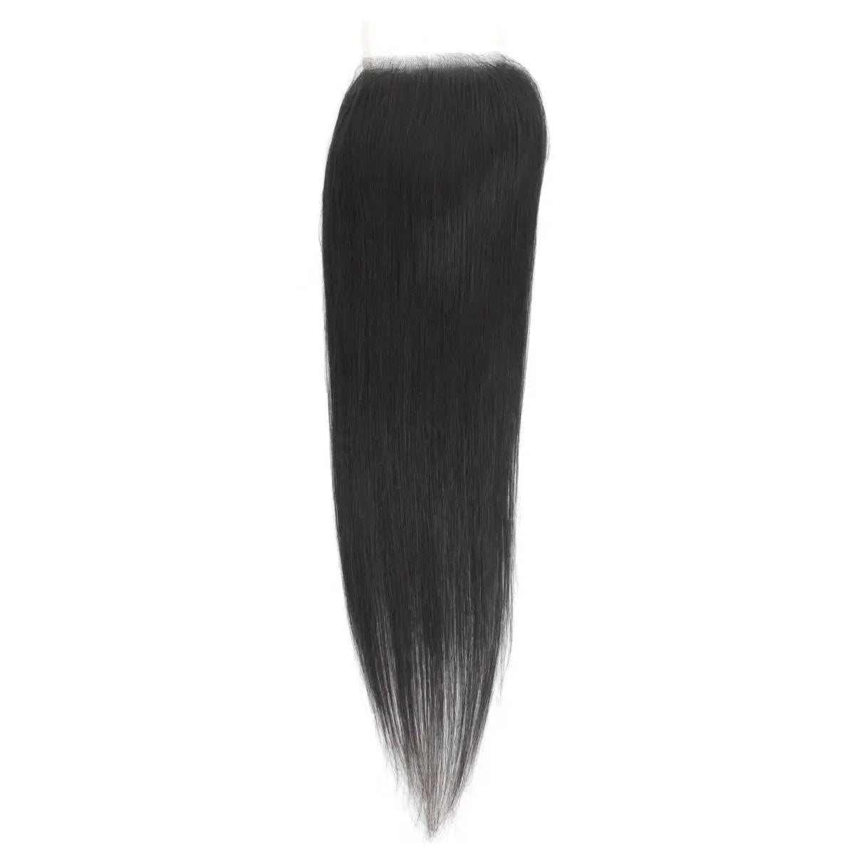 Brazilian Silky Straight 4x4 Transparent Lace Human Hair Closure Private Label