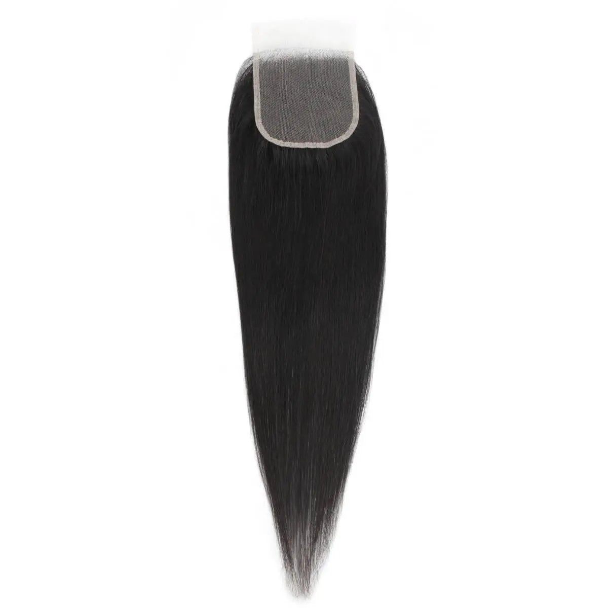 Brazilian Silky Straight 4x4 Transparent Lace Human Hair Closure Private Label