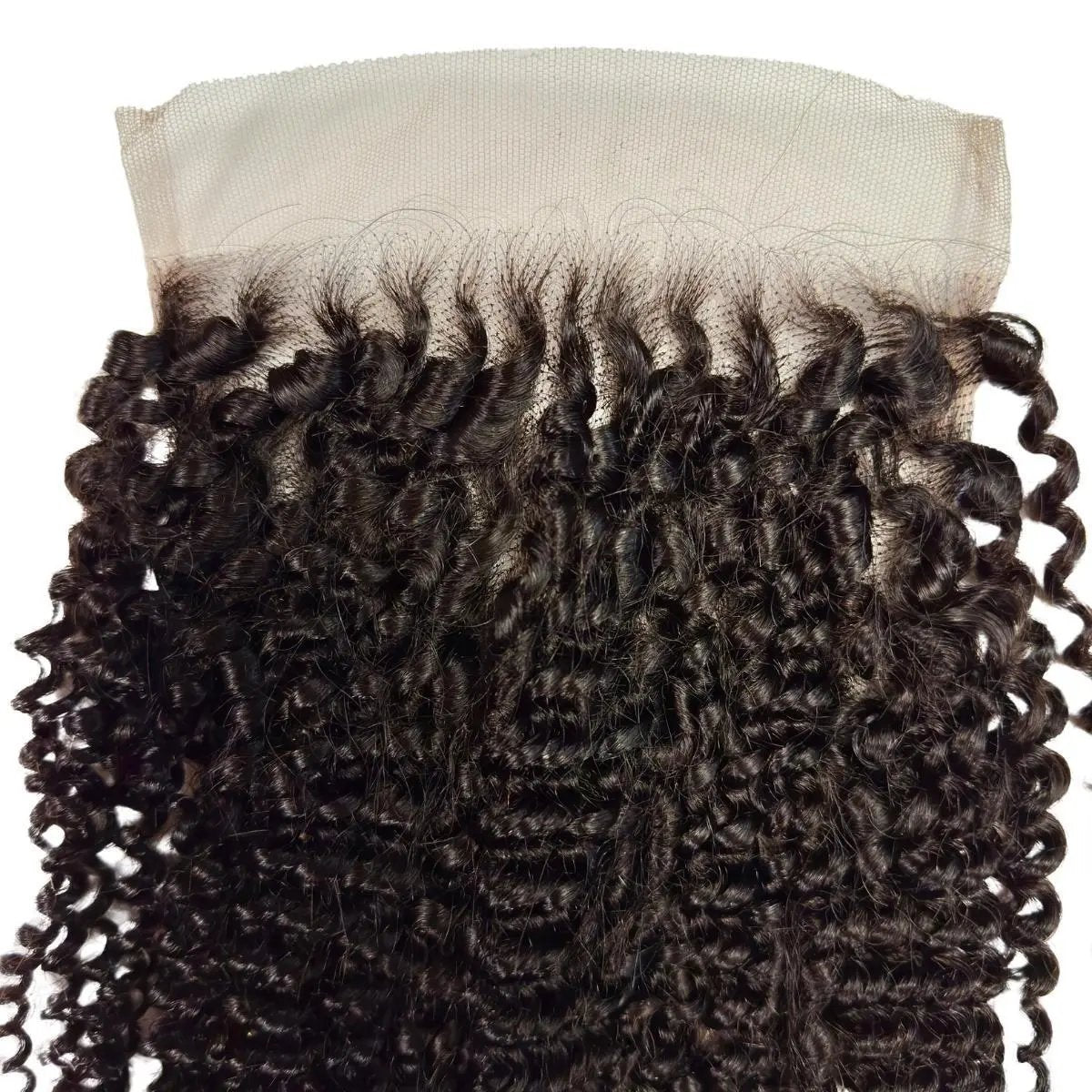 THE HAIR PUSHER premium luxe 6x6 Jerry Curl HD lace closure in 16 and 18 inches, made of virgin human hair for natural-looking styles.