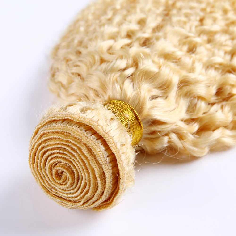 613 Honey Blonde Deep Wave Bundles - THE HAIR PUSHER PREMIUM LUXE HAIR