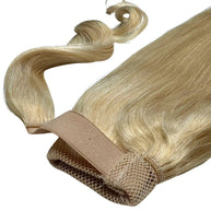 Bleach Blonde 100% Human Hair Ponytail Extension Private Label