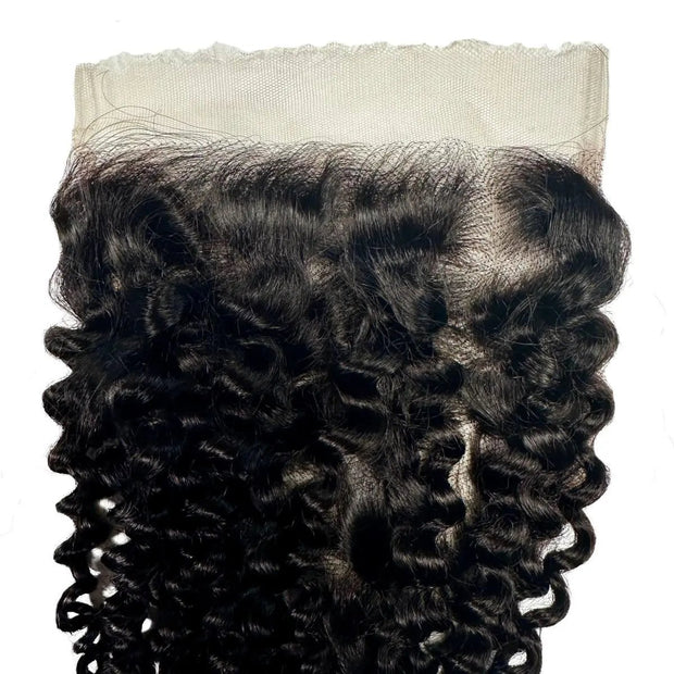 Kinky Curly 7x7 HD Lace Human Hair Closure The Hair Pusher