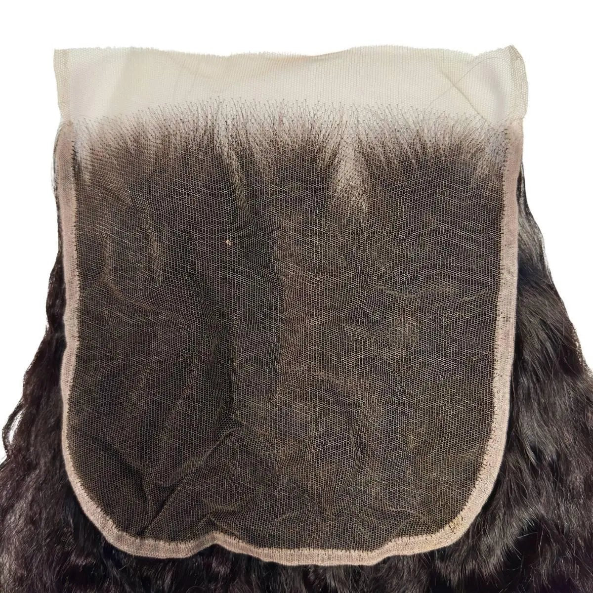 Kinky Straight 7x7 HD Lace Human Hair Closure The Hair Pusher
