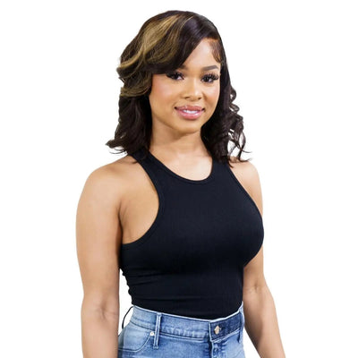 Buttercup 13x4 Transparent Lace Front 100% Human Hair Bob Wig Private Label