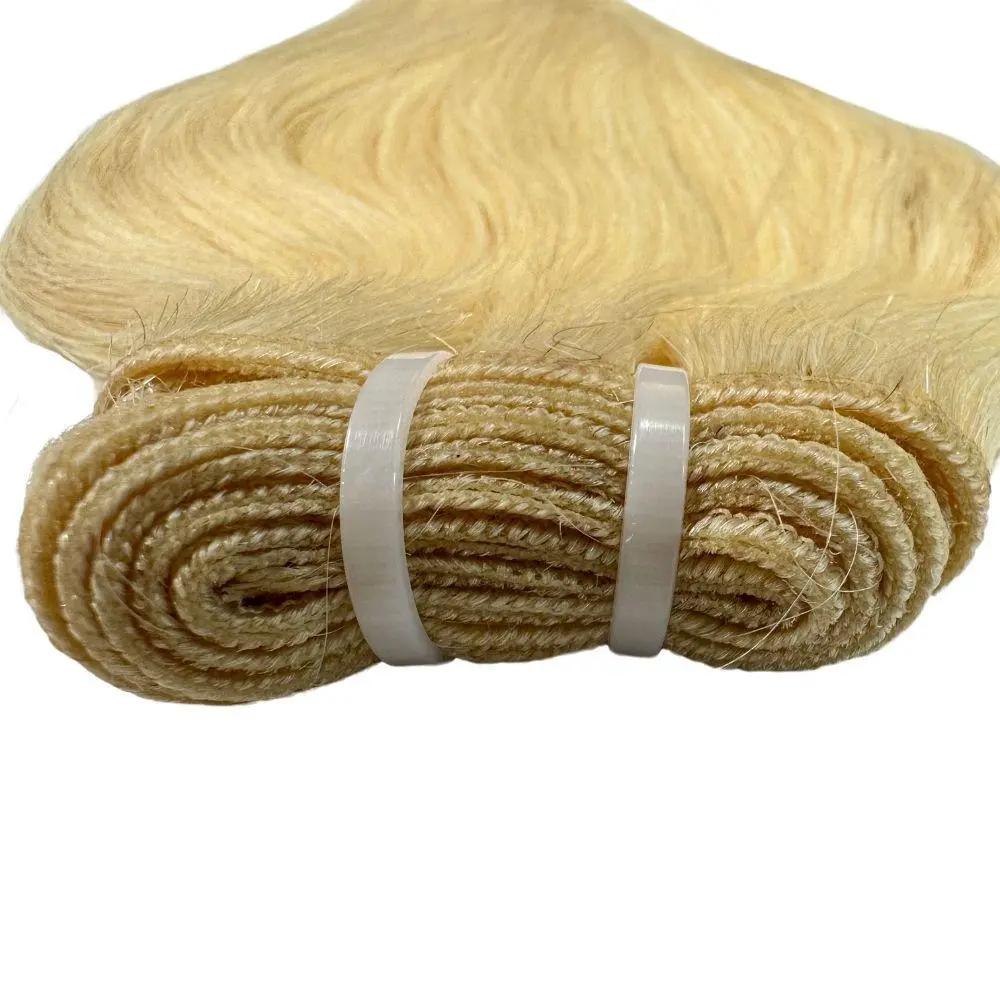 Raw Blonde Straight 100% Human Hair Bundles The Hair Pusher
