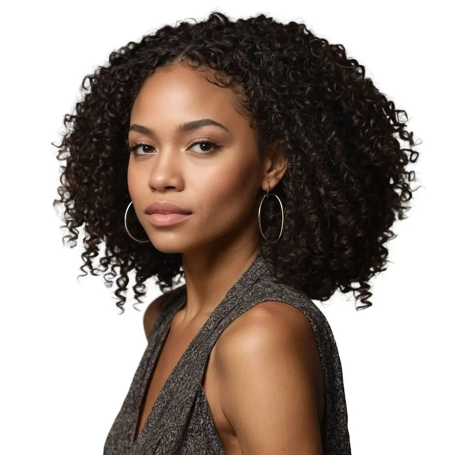 Kinky Curly Clip-In 100% Human Hair Extensions Private Label