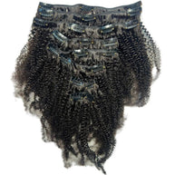 Afro Kinky Curly Clip-In 100% Human Hair Extensions The Hair Pusher