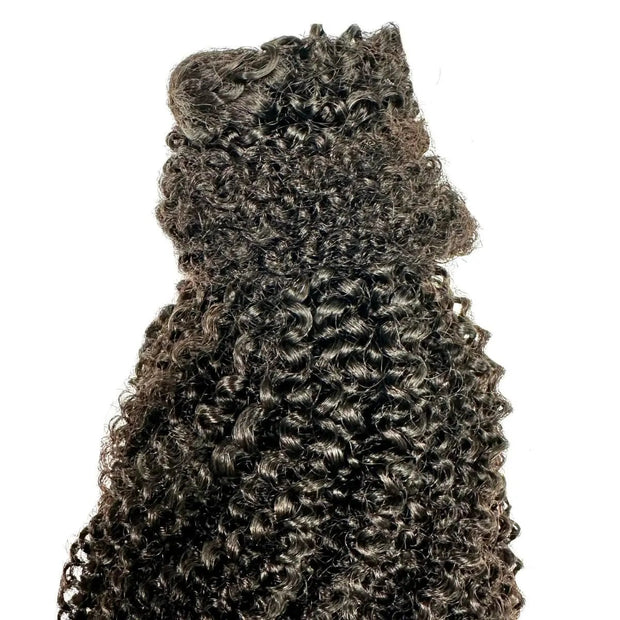 Afro Kinky Curly 100% Human Hair Ponytail Extension Private Label