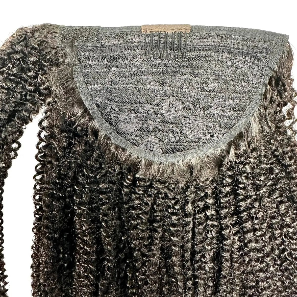 Afro Kinky Curly 100% Human Hair Ponytail Extension Private Label