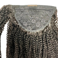 Afro Kinky Curly 100% Human Hair Ponytail Extension Private Label