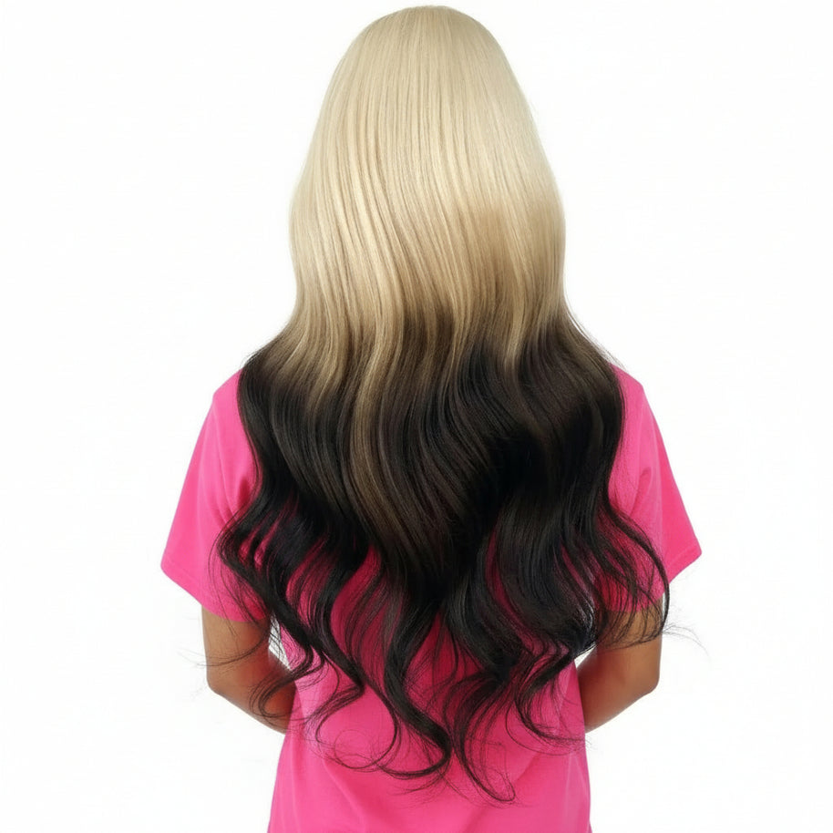 Aurora Glueless 5x5 HD Lace Professionally Colored 100% Human Hair Closure Wig Private Label