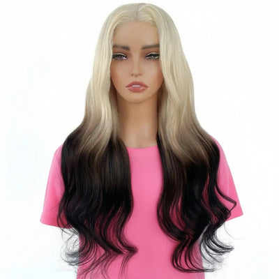 Aurora Glueless 5x5 HD Lace Professionally Colored 100% Human Hair Closure Wig Private Label