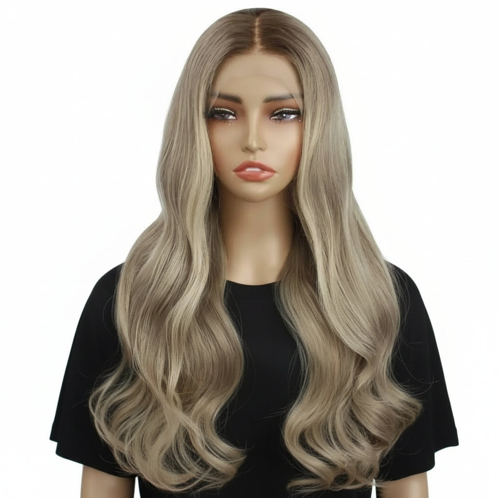 Autumn Glueless 5x5 HD Lace Professionally Colored 100% Human Hair Closure Wig Private Label