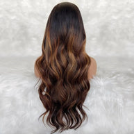 Ava Glueless 5x5 HD Lace Professionally Colored 100% Human Hair Closure Wig Private Label