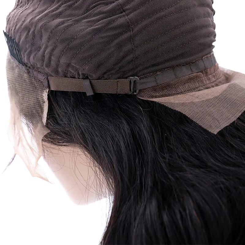 Body Wave 13x4 Transparent Lace Front Human Hair Wig Private Label