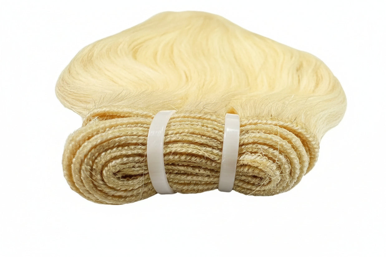 Raw Blonde Straight 100% Human Hair Bundles The Hair Pusher