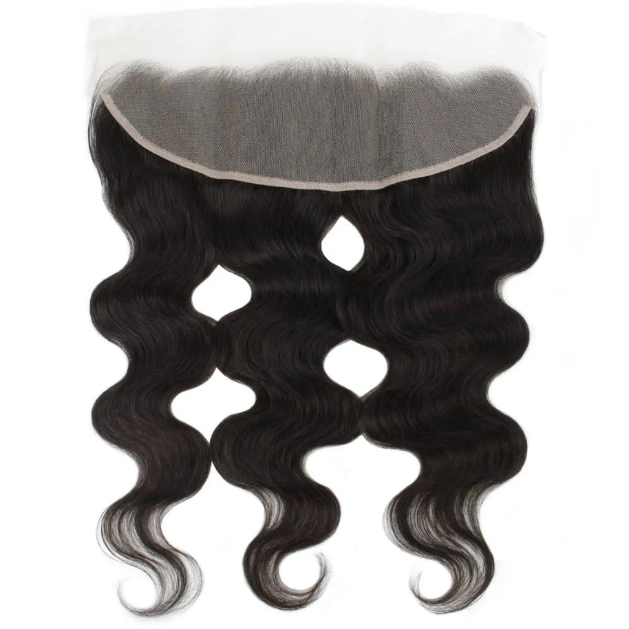 Malaysian Body Wave 13x4 Transparent Lace Human Hair Frontal Private Label