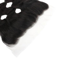 Malaysian Body Wave 13x4 Transparent Lace Human Hair Frontal Private Label